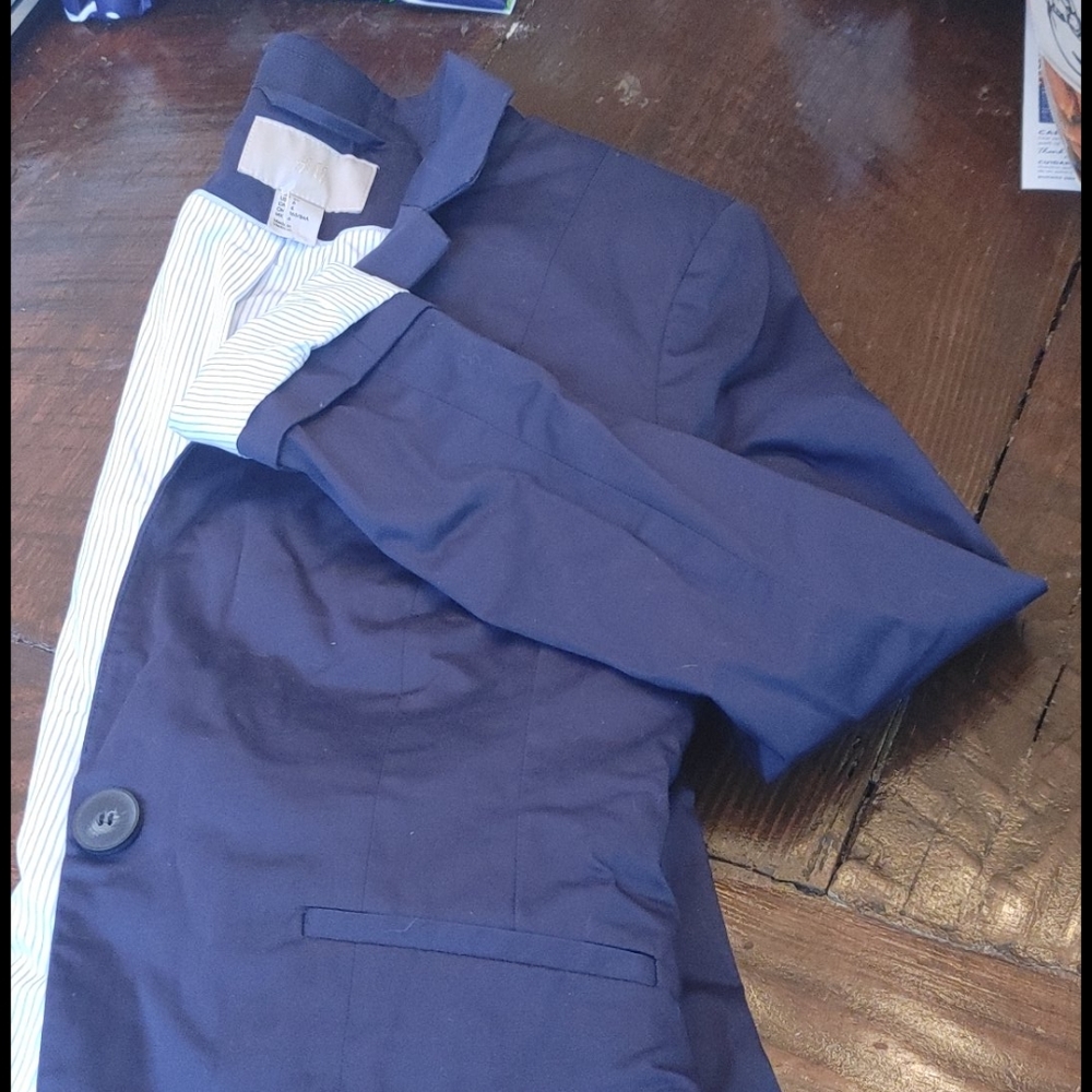 H&M navy blazer size 6